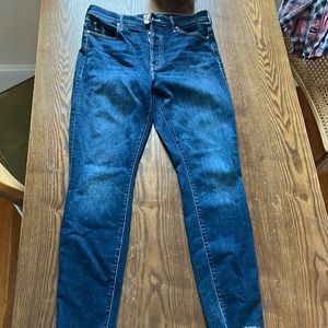 Mother size 29 the stunner ankle fray